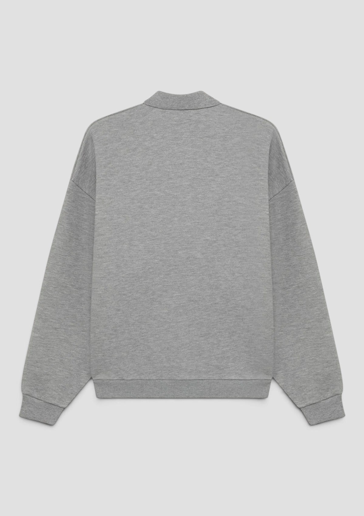 SWPX 117D FELPA POLO UNISEX  GRIGIO MELANGE