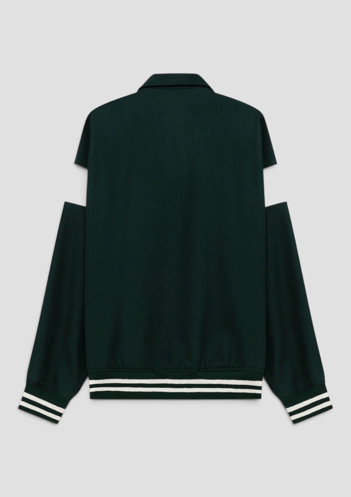 JAPX 142F GIACCA VARSITY COLLEGE UNISEX VERDE