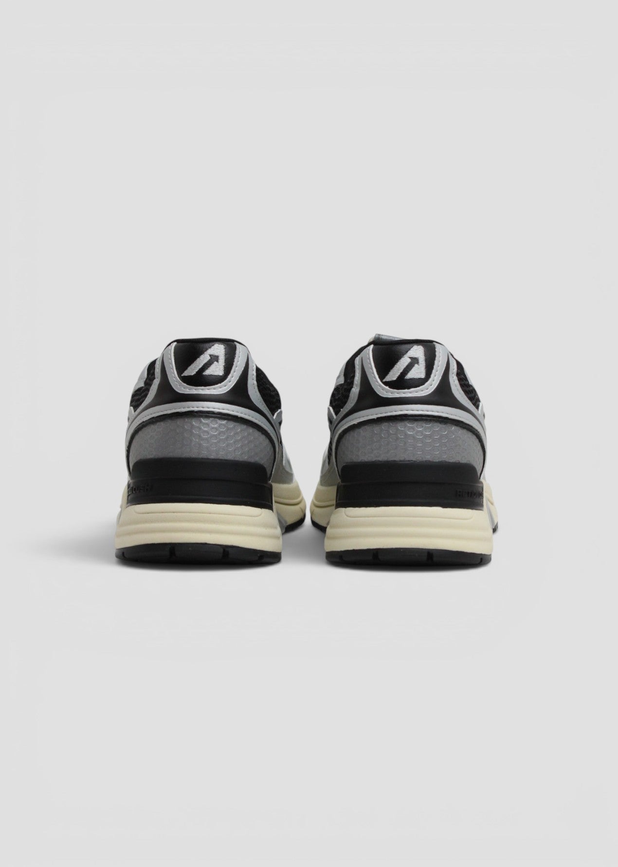 SS26-HYLM-MV09 SNEAKERS UOMO  HYPERWAY MESH/MIRROR  SILVER/BLACK/BLACK