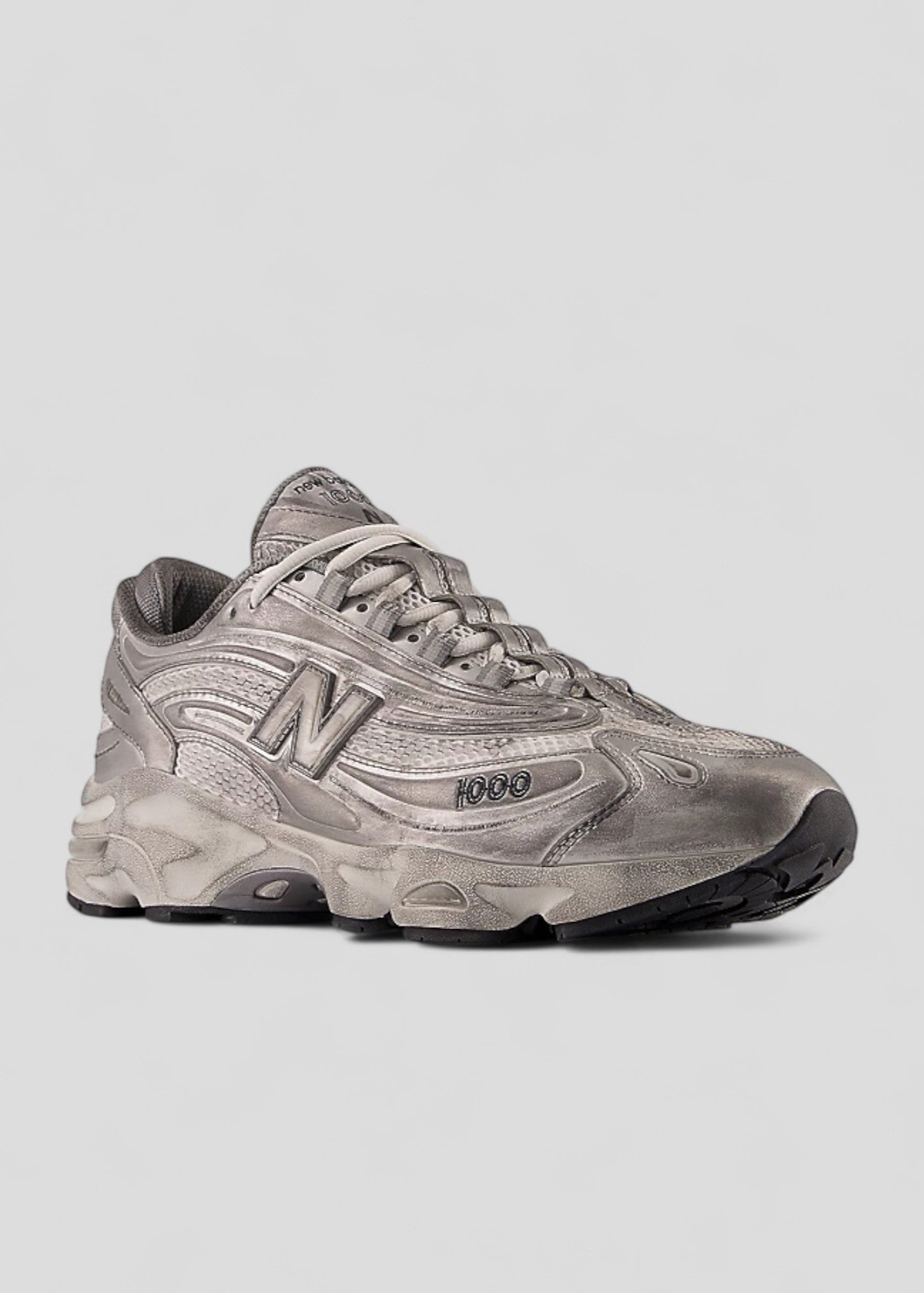FW25-M1000G SNEAKERS SYNTHETIC-MESH SILVER METALLIC