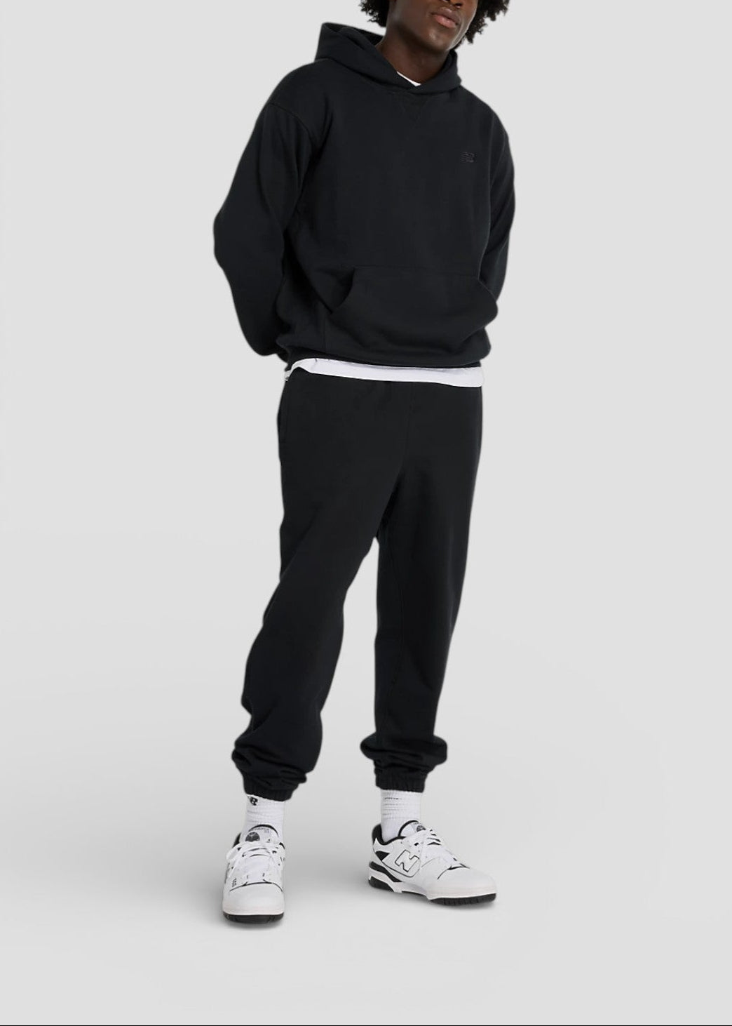 SS26-MP41508BK PANTALONCINI ATHLETIC PREMIUM LOGO JOGGERS COL.NERO