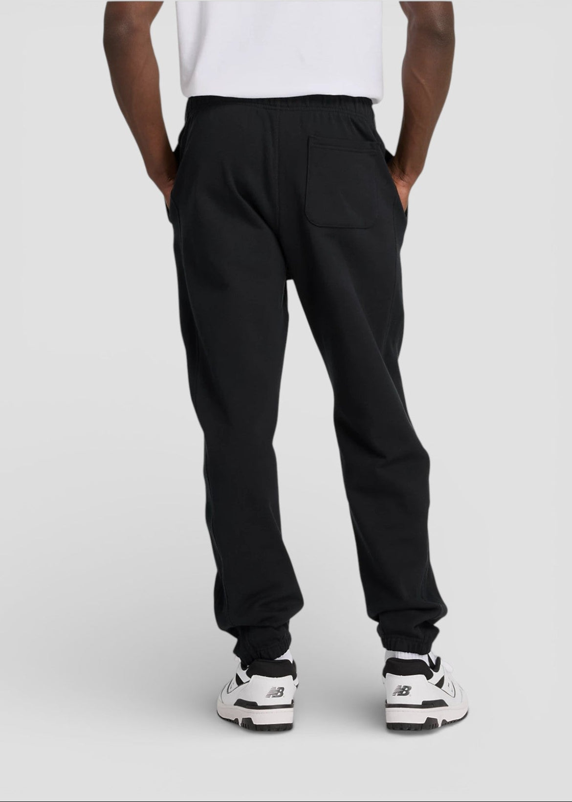 SS26-MP41508BK PANTALONCINI ATHLETIC PREMIUM LOGO JOGGERS COL.NERO