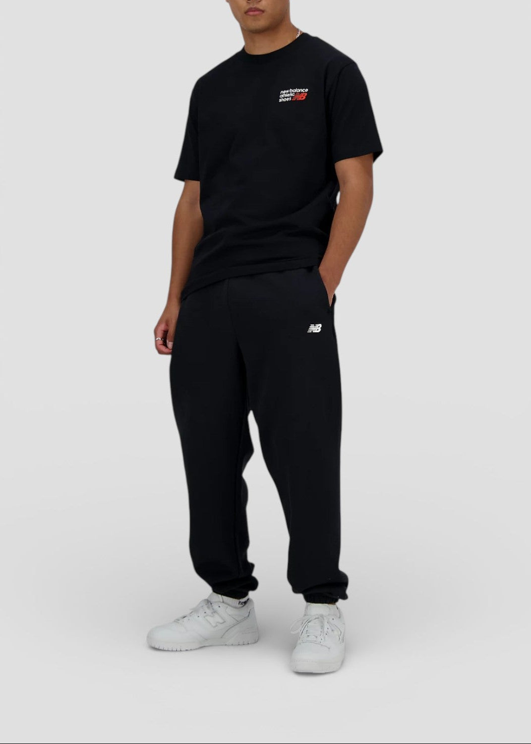 SS26-MT41908BK MAGLIETTA ATHLETIC PREMIUM LOGO T-SHIRT COL.NERO