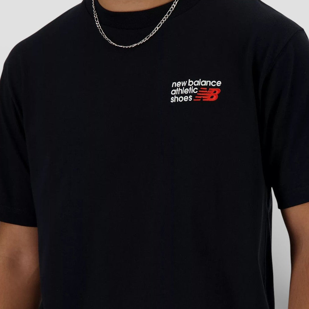 SS26-MT41908BK MAGLIETTA ATHLETIC PREMIUM LOGO T-SHIRT COL.NERO