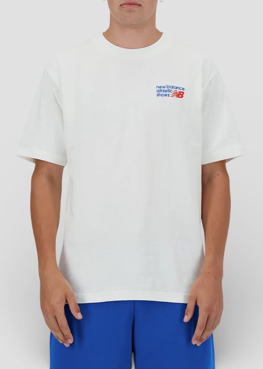 SS26-MT41908SST MAGLIETTA ATHLETIC PREMIUM LOGO T-SHIRT COL.SEA SALT