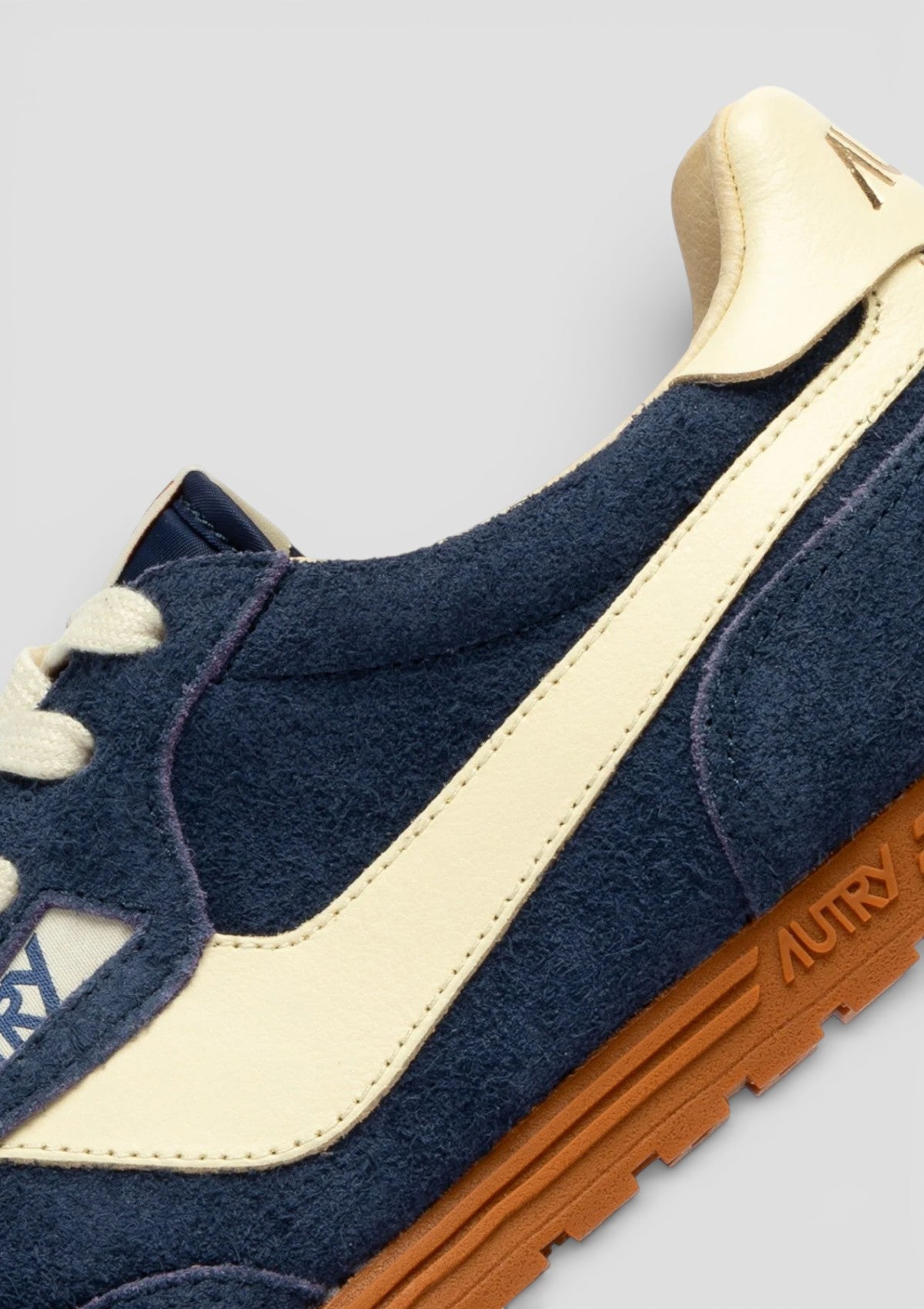 SS26-WSLM-UB28 SNEAKERS WINDSPIN SUEDE/LEATHER  BLUETTE/RUTABAGA