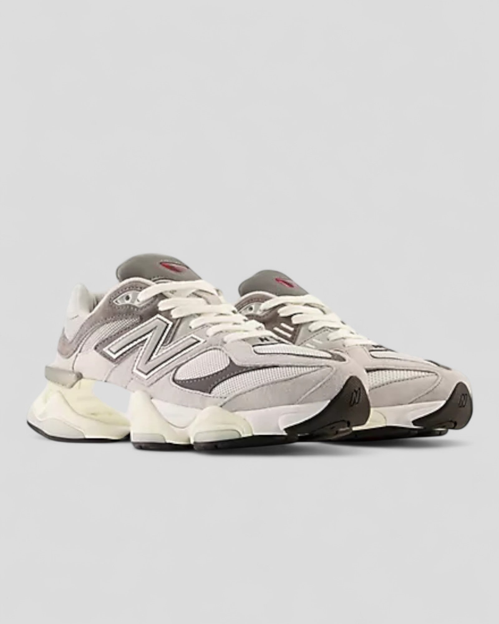 SS25 U9060GRY SNEAKERS  IN PELLE E TESSUTO COLORE GRIGIO