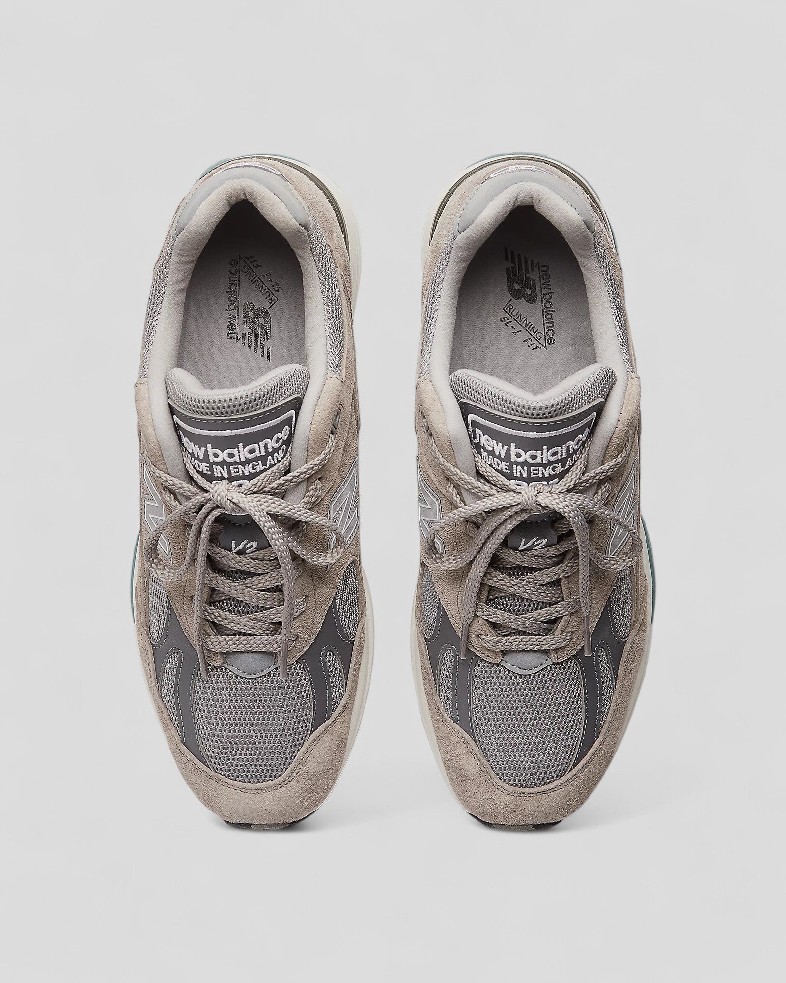 FW25-U991GL2  SNEAKERS UNISEX PIGSKIN/MESH  GREY D