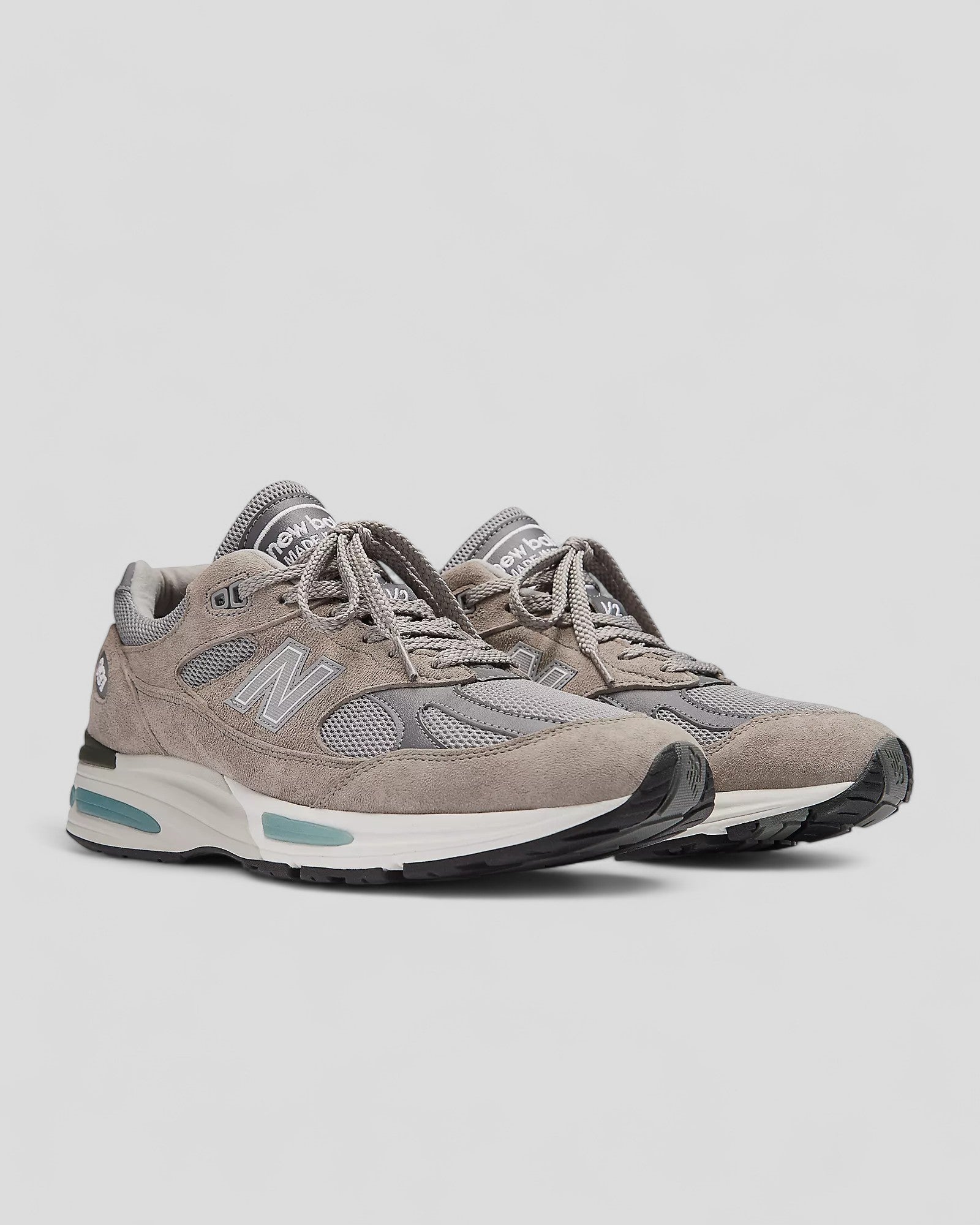 FW25-U991GL2  SNEAKERS UNISEX PIGSKIN/MESH  GREY D