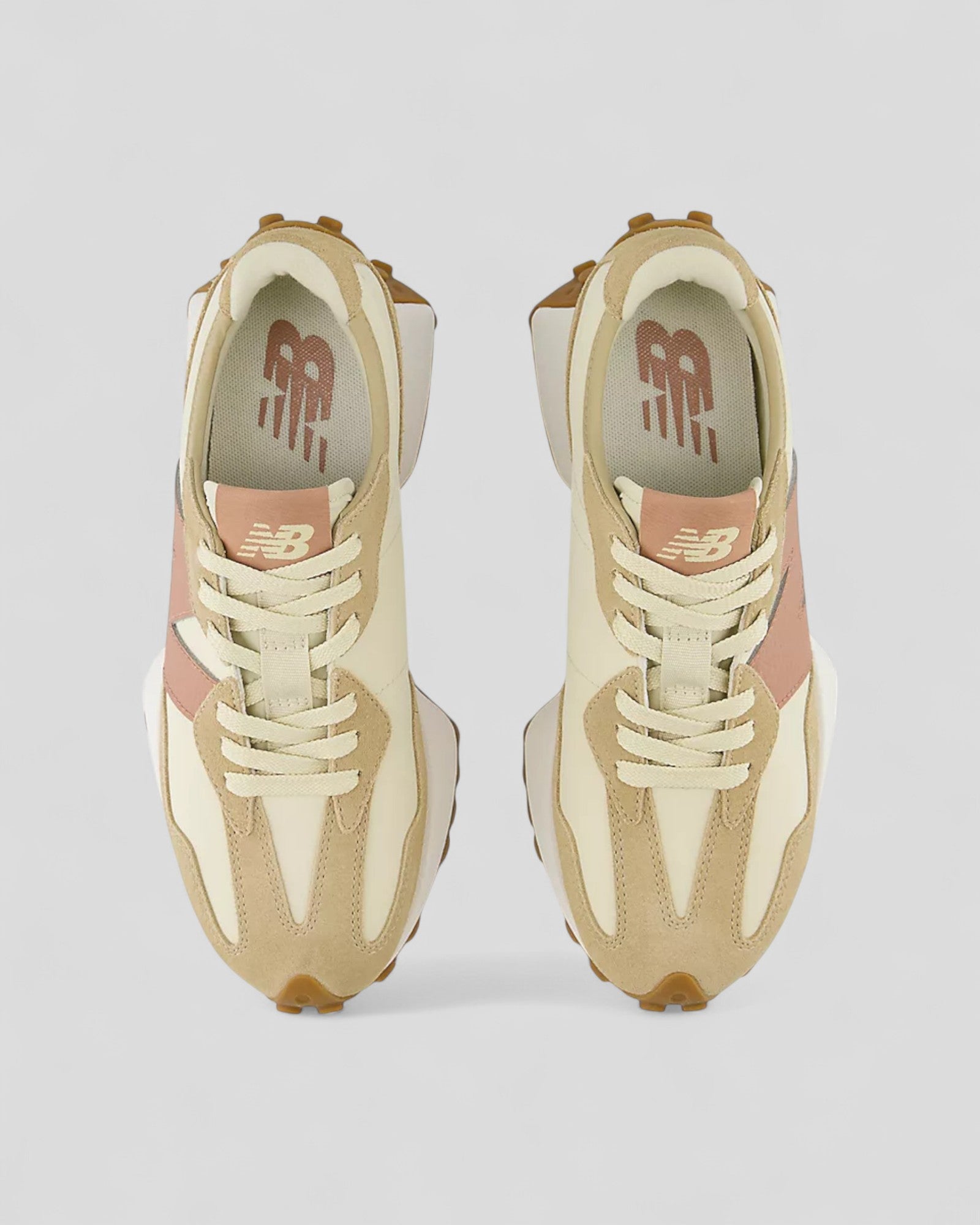 SS25 WS327NKA SNEAKERS IN PELLE SCAMOSCITA COLORE INCENSO