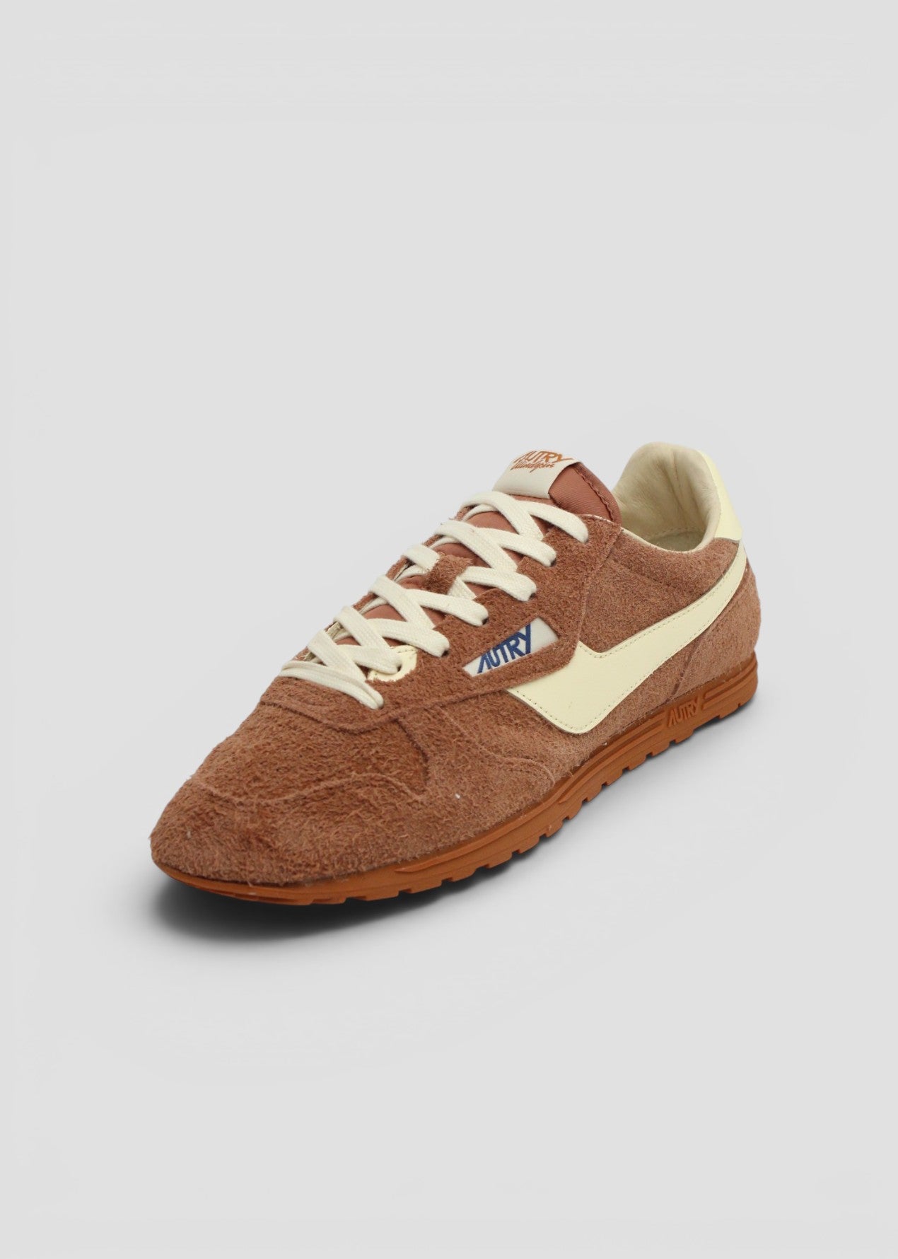 SS26-WSLM-UB33 SNEAKERS UOMO WINDSPIN SUEDE/LEATHER  KENYA/RUTABAGA
